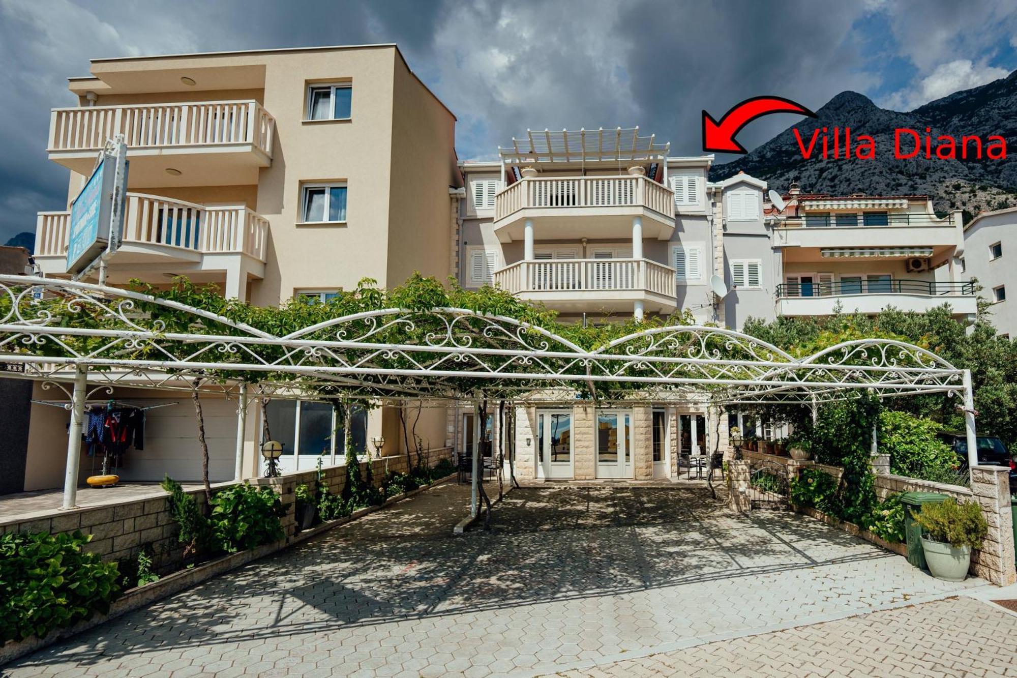 Guesthouse Villa Diana Makarska Bagian luar foto